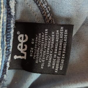Lee size 6 Girl Skinny Jeans